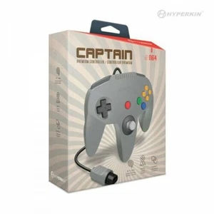 Grey Nintendo 64 "Captain" Premium Controller [Hyperkin] - Picture 1 of 1