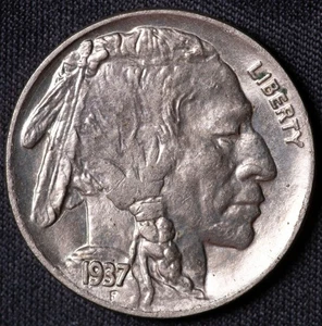 Büffelnickel 1937-D - Bild 1 von 2