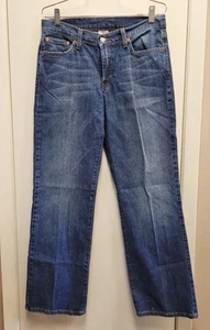 Lucky Brand Jeans Denim Regular Mid Rise Dungarees Bootcut Pants Women's Sz 10 - Picture 1 of 8