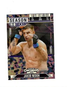 2025 Panini Contenders PFL Season Ticket JAKOB NEDOH - Picture 1 of 2