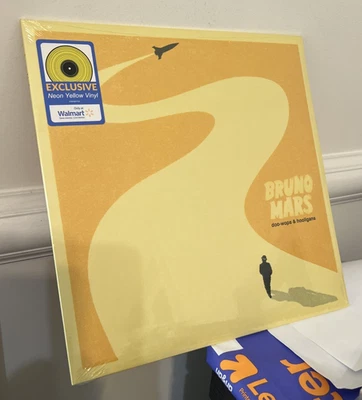 Bruno Mars 2020 Yellow Vinyl LP Record NEW - Doo-Wops & Hooligans sealed - Image 1 of 2