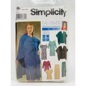 Simplicity 9954 Full Figure Dress/Tunic, Pants, Wrap, Sz GG 26-28-30-32 UNCUT - Picture 1 of 2