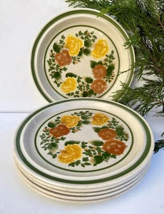 2er Set ROYAL DOULTON Autumn Morn 10" SPEISETELLER 70er Jahre (haben 5 Sets) - Bild 1 von 3