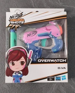 Overwatch Nerf Micro Shots D va Dart Gun Official NEW MISB - Foto 1 di 2