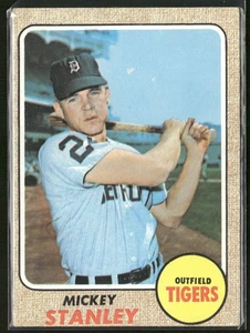 1968 Topps #129 Mickey Stanley (PR) - Picture 1 of 2