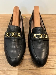 🇮🇹 Original Chanel Halbschuhe / Flats / Schuhe - Schwarz - Größe 37,5 Euro / 6,5 US - Bild 1 von 7