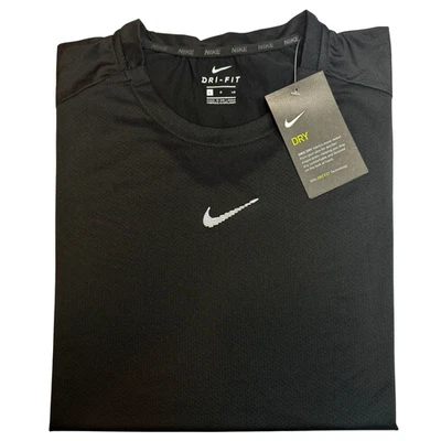 Nike Dri-Fit Camiseta Atlética para Hombres Cuello Redondo Manga Corta Entrenamiento Camiseta Foto 1 de 4