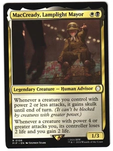 MacCready, Lamplight Mayor 108 Universes Beyond: Fallout NM MTG - Picture 1 of 2