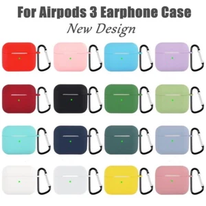 Funda protectora de silicona para auriculares franqueo gratuito para Apple AirPods 3 - Imagen 1 de 48