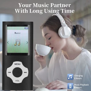 Reproductor MP3 MP4 BT 5.0 Sonido HiFi Pantalla a Color de 1,8 pulgadas 128 GB Ampliable Portátil Lo último - Imagen 1 de 42
