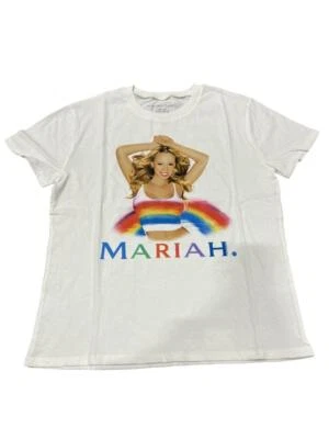 Camiseta para mujer Mariah Carey manga corta gráfica - blanca M Foto 1 de 2