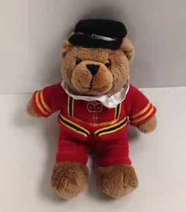 Harrods Beefeater Teddy Bear Tower of London Guard Uniform 18 cm Collectable  - Picture 1 of 5