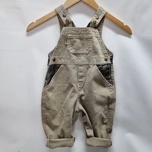 VTG Rare Guess Overall USA Made Boys Adventure Uniform Green Block Panel Sz 24 - Picture 1 of 16