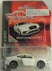 Majorette Premium Cars Bentley Continental GT V8 S White New on Card