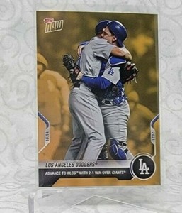 2021 Topps NOW Postseason BONUS CARD Los Angeles Dodgers Advance To NLCS  #PLB-6
