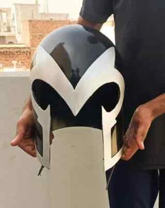 Casco Magneto X-Men LARP Casco Armatura Cosplay da Collezione per Casco Halloween - Foto 1 di 5