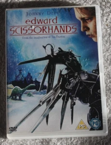 DVD - "EDWARD SCISSORHANDS" CERT PG. FEATURING JOHNNY DEPP - Picture 1 of 3