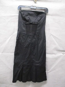 Vestido Bebe Mujer Pequeño Negro Sin Tirantes Bodycon Corsé Damas Dobladillo Fluido Informal - Imagen 1 de 10