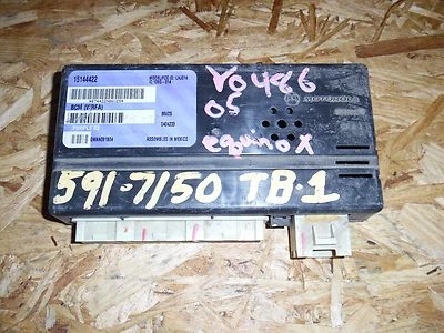 05-06 Chevrolet Equinox Carrocería Control Computadora 15144422 BCM BCU Foto 1 de 2