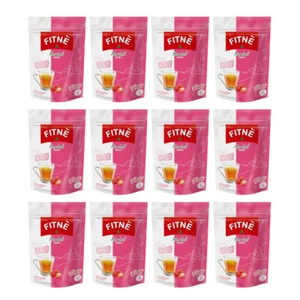 12 x FITNE Strawberry Slimming Tea Herbals Infusion Diet Weight Loss 12 bags - Picture 1 of 5