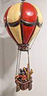 VintageHot Air Balloon Model Red & White Wide Striped Hanging Ceiling Home Decor