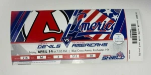 Unused AHL Americans Amerks Albany Devils Ticket Dates Vary - Picture 1 of 1