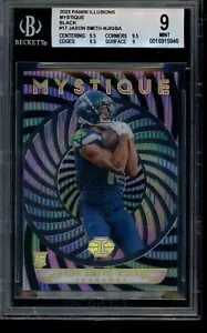 2023 Illusions Jaxon Smith-Njigba Mystique Black /50 #17 BGS 9 - Picture 1 of 2
