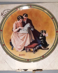 Norman Rockwell "A Couple's Commitment" By Knowles Collectors Plate. - Picture 1 of 8