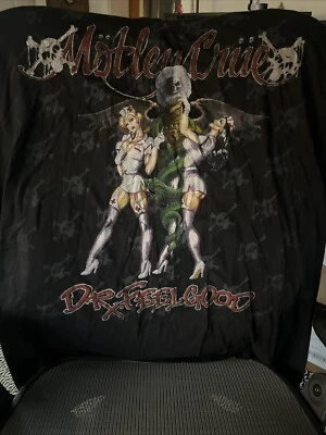 Motley Crue Liquid Blue Official T-Shirt Dr Feelgood Vintage Size XL - Image 1 of 4