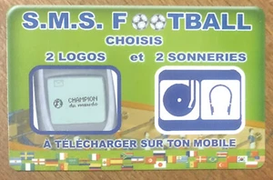 PHONEVALLEY KARTE SMS FUSSBALL PREPAID TELECARTE KARTE PHONE CARD EXEMPLAR - Bild 1 von 2