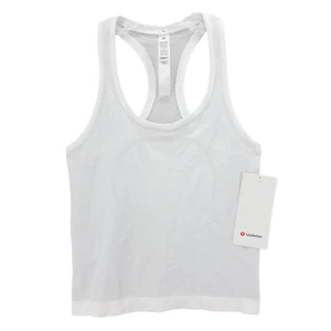 NWT LULULEMON Swiftly Tech White Racerback Tank RACE Length Slim Fit Size 2 4 6 - Picture 1 of 5