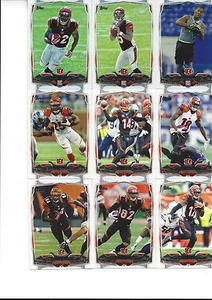 2014 Topps Bengals Team Set Dalton Burfict Green Hill Sanu Dennard McCarron 18 - Imagen 1 de 1