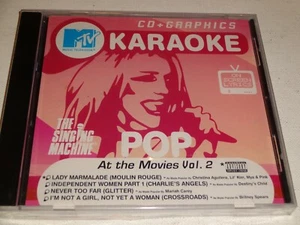 MTV KARAOKE CD+G POP At The Movies V2 The Singing Machine (See pix for titles) - Picture 1 of 2