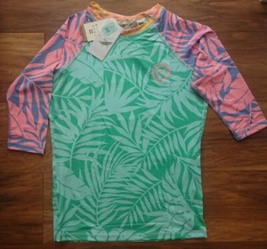 Women's Billabong UPF 50 Rash Vest Size Small - Picture 1 of 4