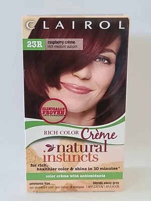 CLAIROL Natural Instincts Hair Color Creme #23R MEDIUM AUBURN ( Raspberry Creme) - Image 1 of 4