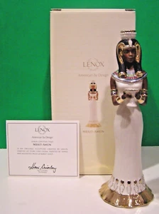 LENOX MERIT-AMUN Egyptian fashion figurine Egypt -- NEW in BOX with COA - Picture 1 of 5