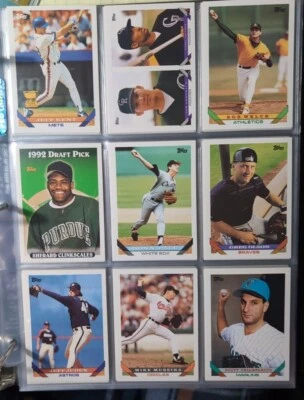 1993 Topps base cards 701-825 Pick from drop down list - Image 1 of 3
