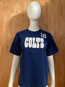 REEBOK PEYTON MANNING 18 COLTS NFL YOUTH Unisex T-Shirt Tee Shirt XL Extra Large - Picture 1 of 7