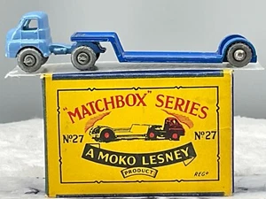 Matchbox No.27A Bedford Low Loader 1956 “RARE”N,Mint,Genuine In Original Box - Picture 1 of 14