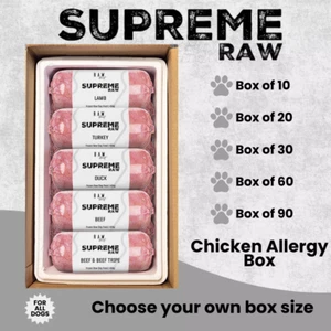 CHICKEN ALLERGY MIX | FROZEN RAW DOG FOOD | 30 ROLLS 454g COMPLETE 801010 | 14KG - Picture 1 of 6