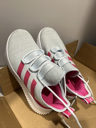 adidas Kaptir Kids Girls Sneakers Shoes Casual Grey Pink