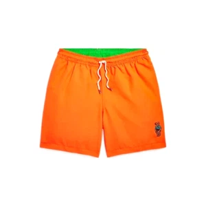 Polo Ralph Lauren pantaloncino da bagno ragazzo viaggiatore arancione età 6 7 taglia small bambino - Foto 1 di 4