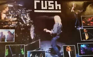 RUSH ROLL THE BONES LIVE POSTER VTG 1991 NEIL PEART GEDDY LEE ALEX LIFESON NEW - Picture 1 of 5