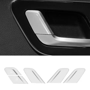 Silver Aluminum Inner Door Lock Memory Button Sticker For Benz GLC X254 2023-24 - Picture 1 of 11