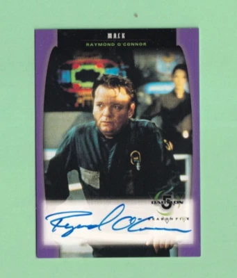 Babylon 5 Season Five 1998  autograph card A04 Raymond O'Conner  as Mack - Image 1 of 2