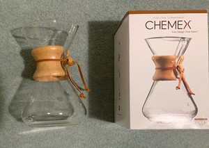 Chemex 10-Cup Wood Neck Filter Drip Coffee Maker