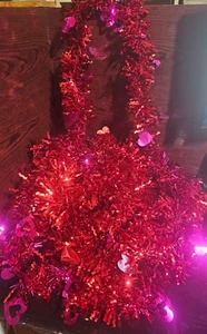 Valentine Decoration Lot #6 NEW Garland Tinsel - Picture 1 of 3