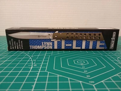 Холодное оружие ограниченный выпуск Lynn Thompson подпись 6» Ti-Lite нож. Новый в коробке #954 - Изображение 1 из 4