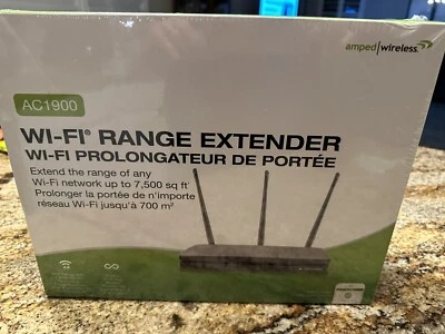 amped | wireless AC1900 WI-FI Range Extender B1900EX-CA New - Image 1 of 4