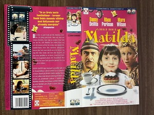 Vintage Matilda Danny DeVito Perlman VHS Cover Only - Danish Edition - No Tape - Picture 1 of 3